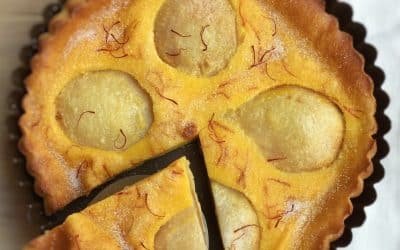 Easy Saffron & Pear Clafoutis Recipe