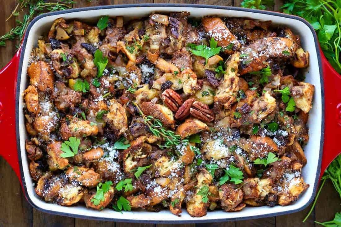 Keeping your Thanksgiving turkey stuffing classic or are you looking for a stuffing with creative twist this year? Check out these 20 stuffing recipes!