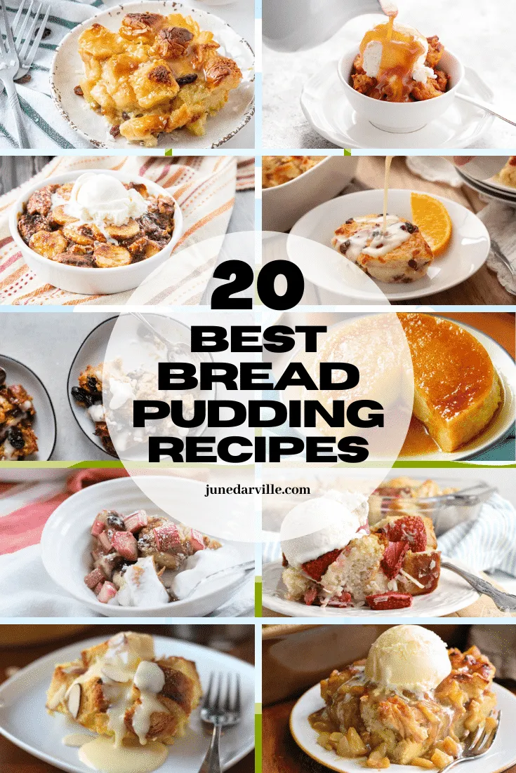 Dessert comfort food... I mean bread pudding of course! Check out these 20 best bread pudding recipes from fellow food bloggers!