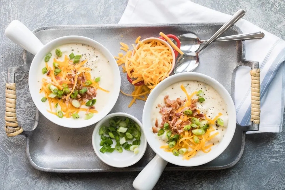 Creamy potato soup, that is the ultimate comfort food... Check out these 20 delicious potato soup recipes from my favorite food bloggers!