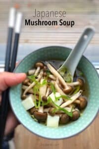 Easy Japanese Mushroom Soup Recipe Yes, you can cook Japanese at home using everyday ingredients! Try out this Japanese mushroom soup with my homemade substitute for dashi!!