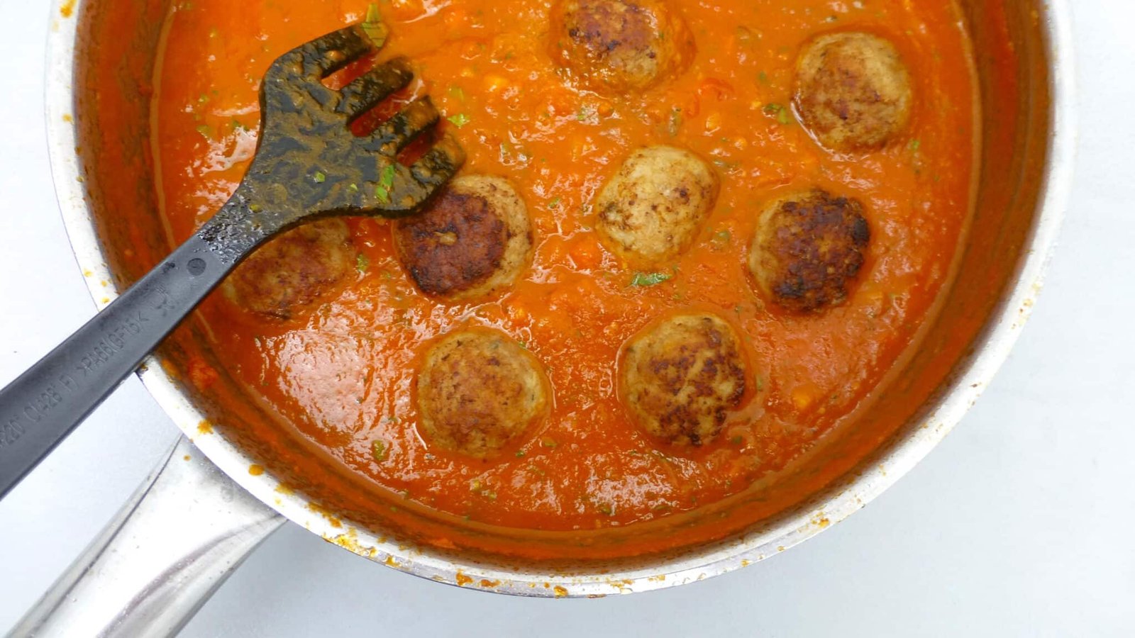 A classic among spaghetti classics I'm sure: spaghetti and meatballs! You can never go wrong with a pasta dinner like this one!