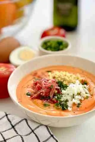 Easy Andalusian Cold Salmorejo Tomato Soup Salmorejo