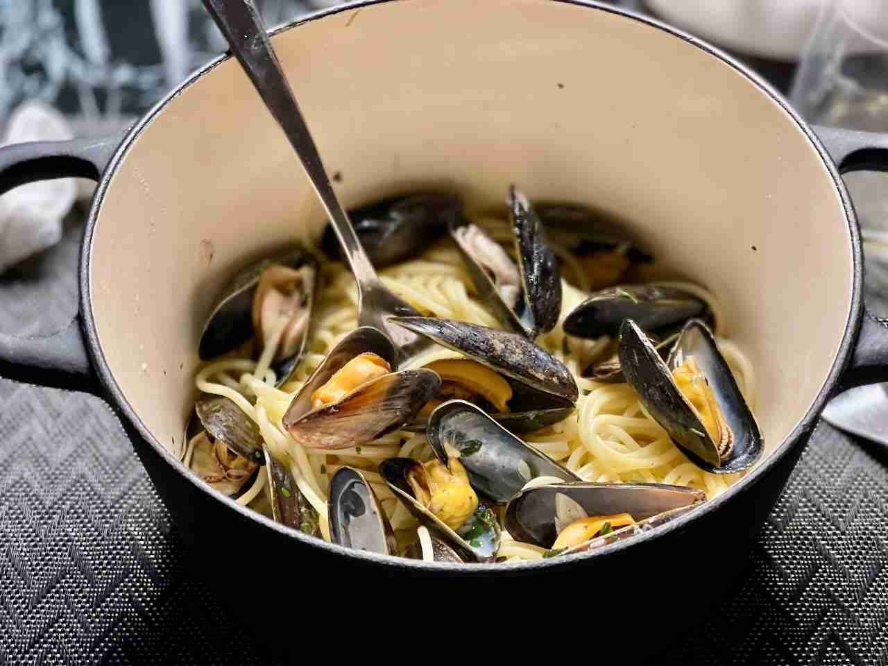 Spaghetti with Mussels