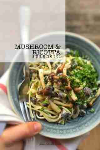 Best Garlic & Ricotta Mushroom Spaghetti Mushroom Spaghetti