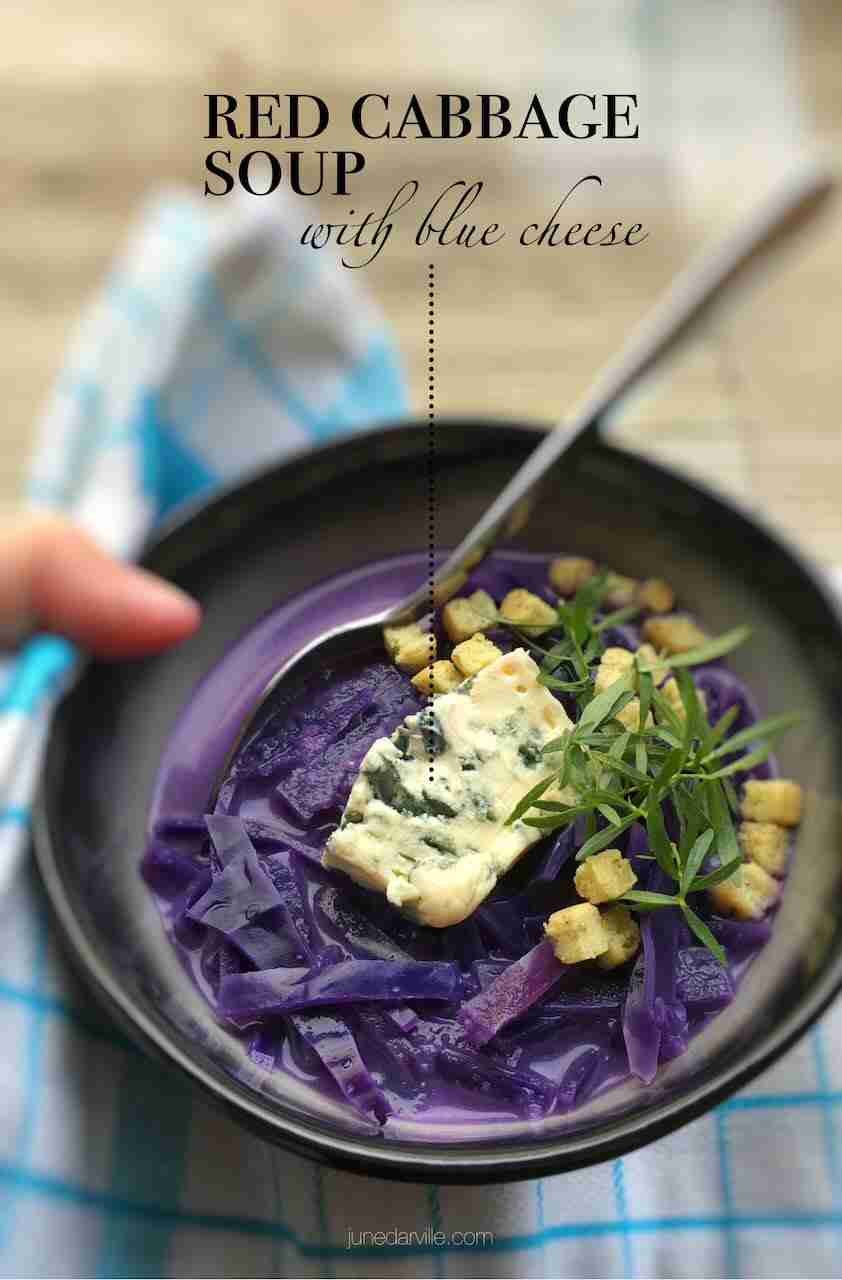 Best Blue Cheese & Red Cabbage Soup Red Cabbage Soup