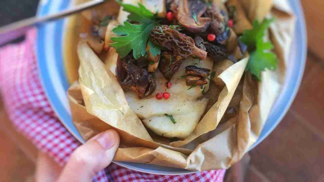 Salt Cod en Papillote