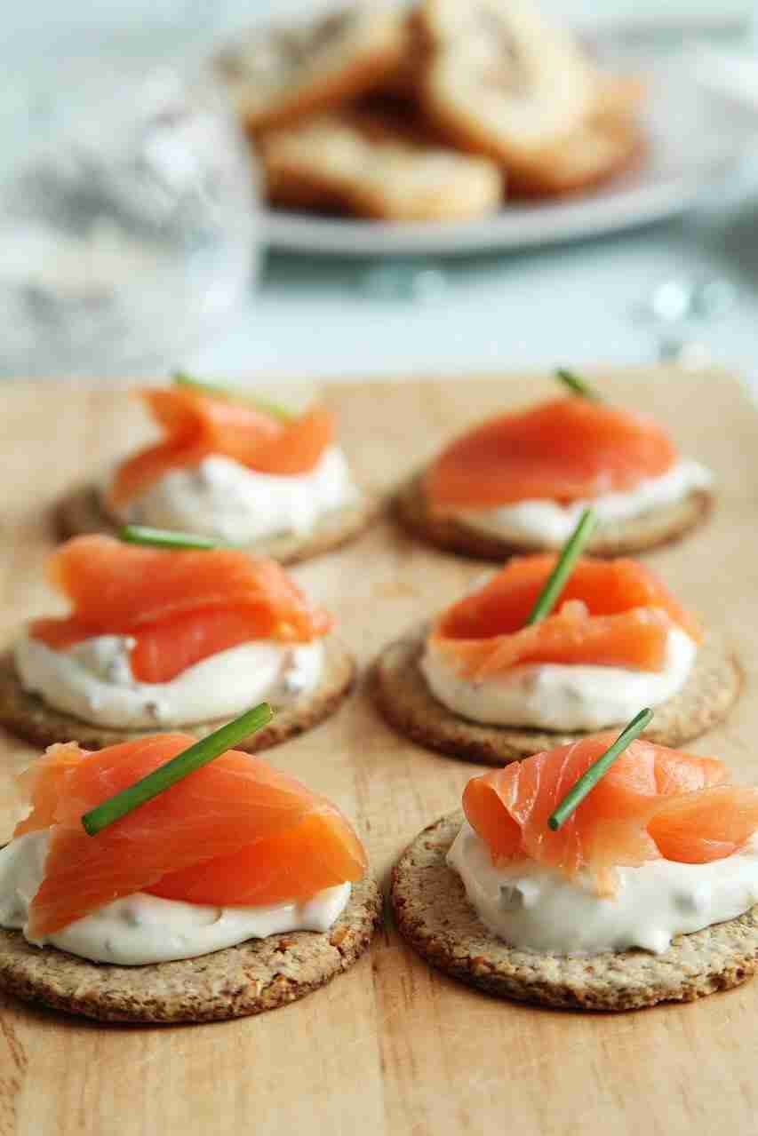 Smoked Salmon Canapes