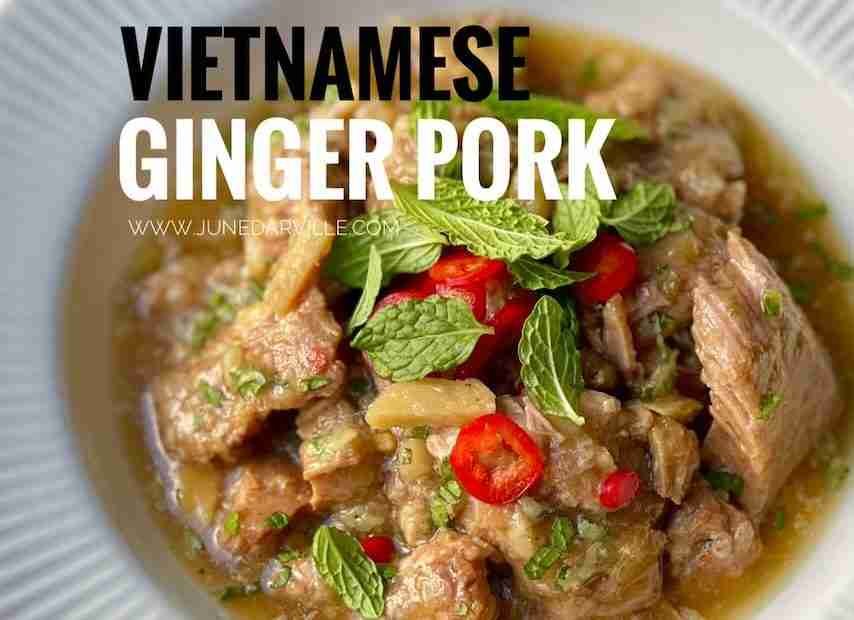 Easy Vietnamese Ginger Pork Ginger Pork