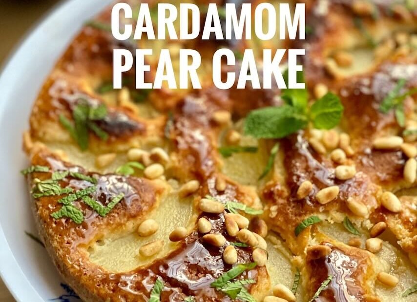 Easy Pear & Cardamom Cake Recipe Cardamom Cake