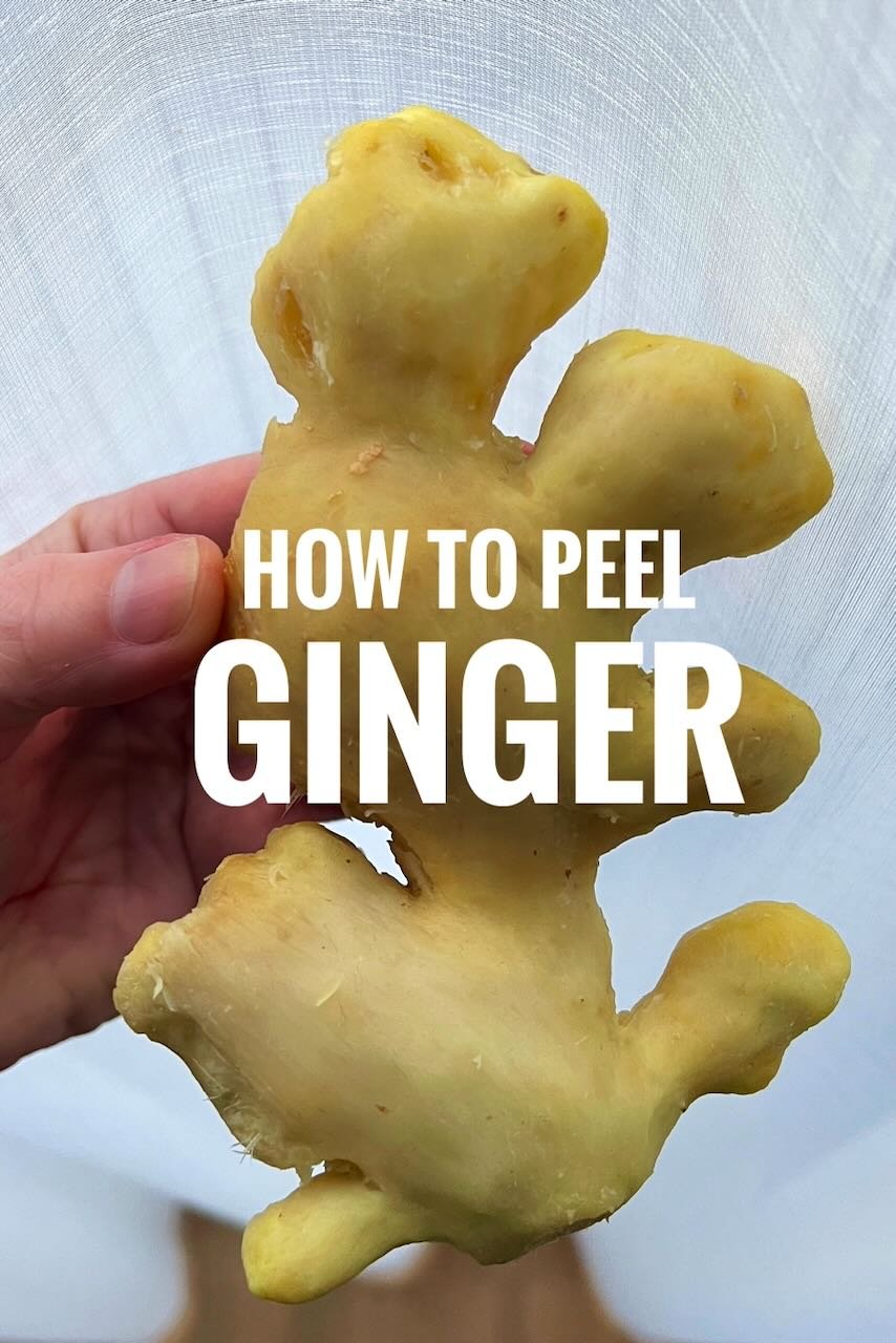 How To Peel Ginger