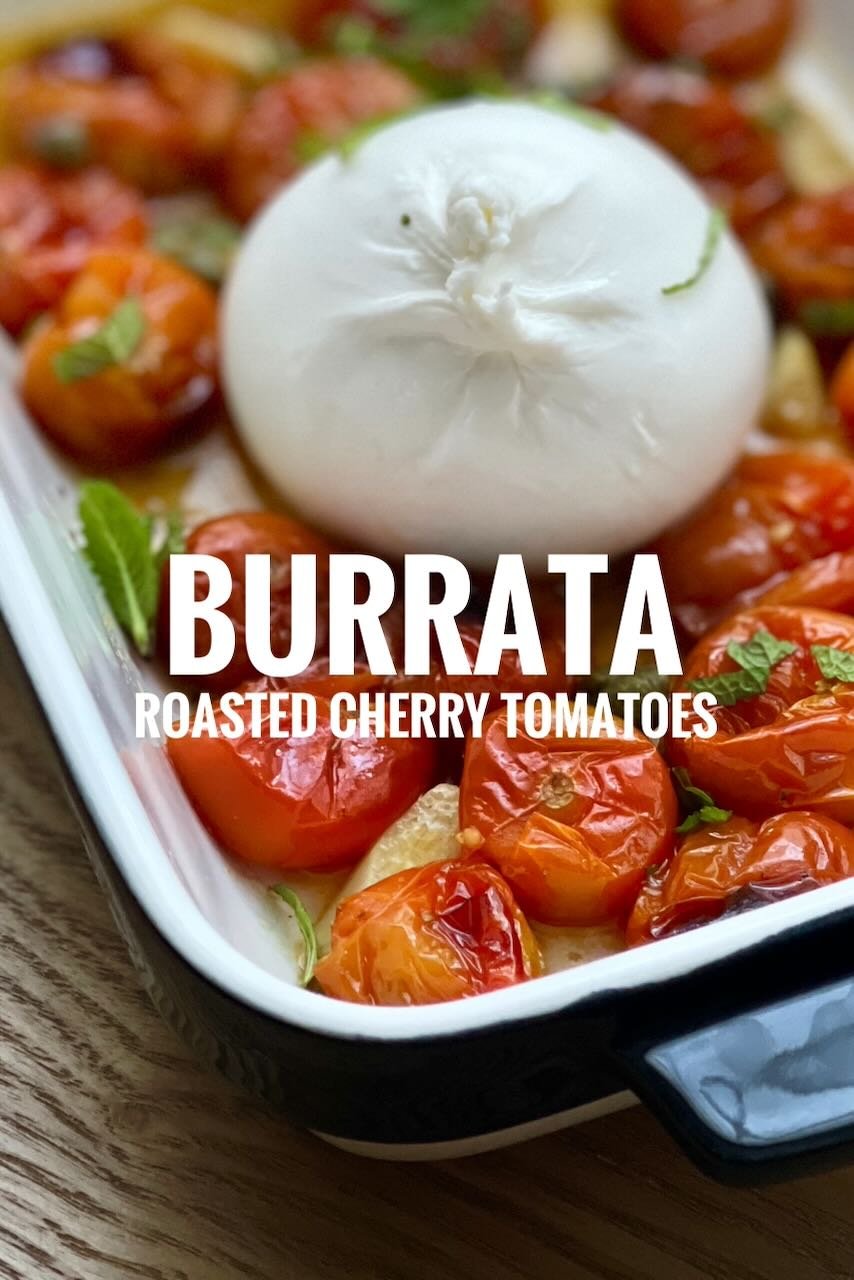 Roasted Tomatoes with Burrata
