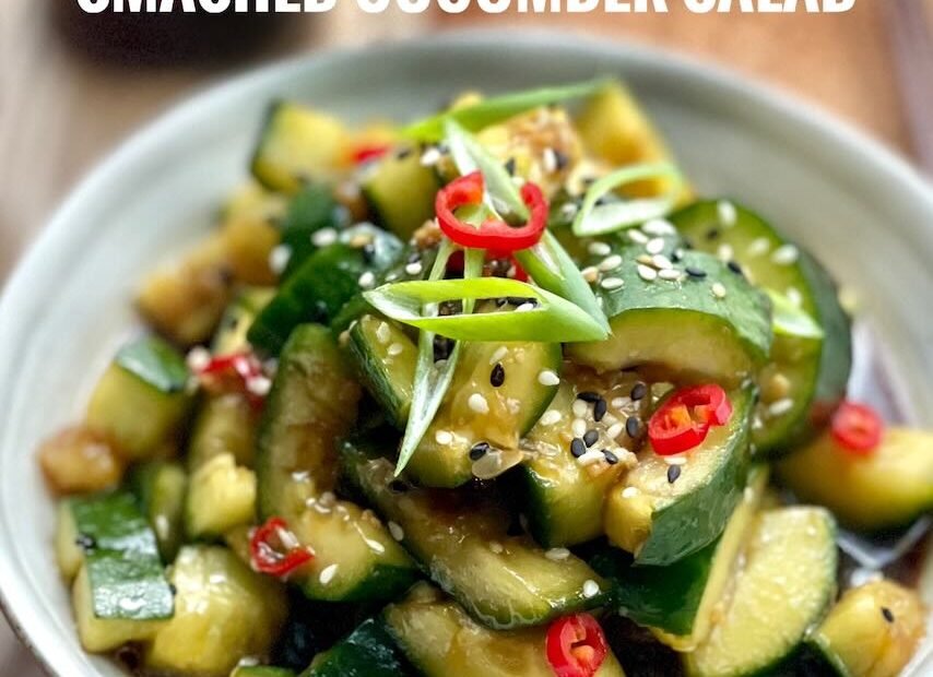 Smashed Cucumber Salad