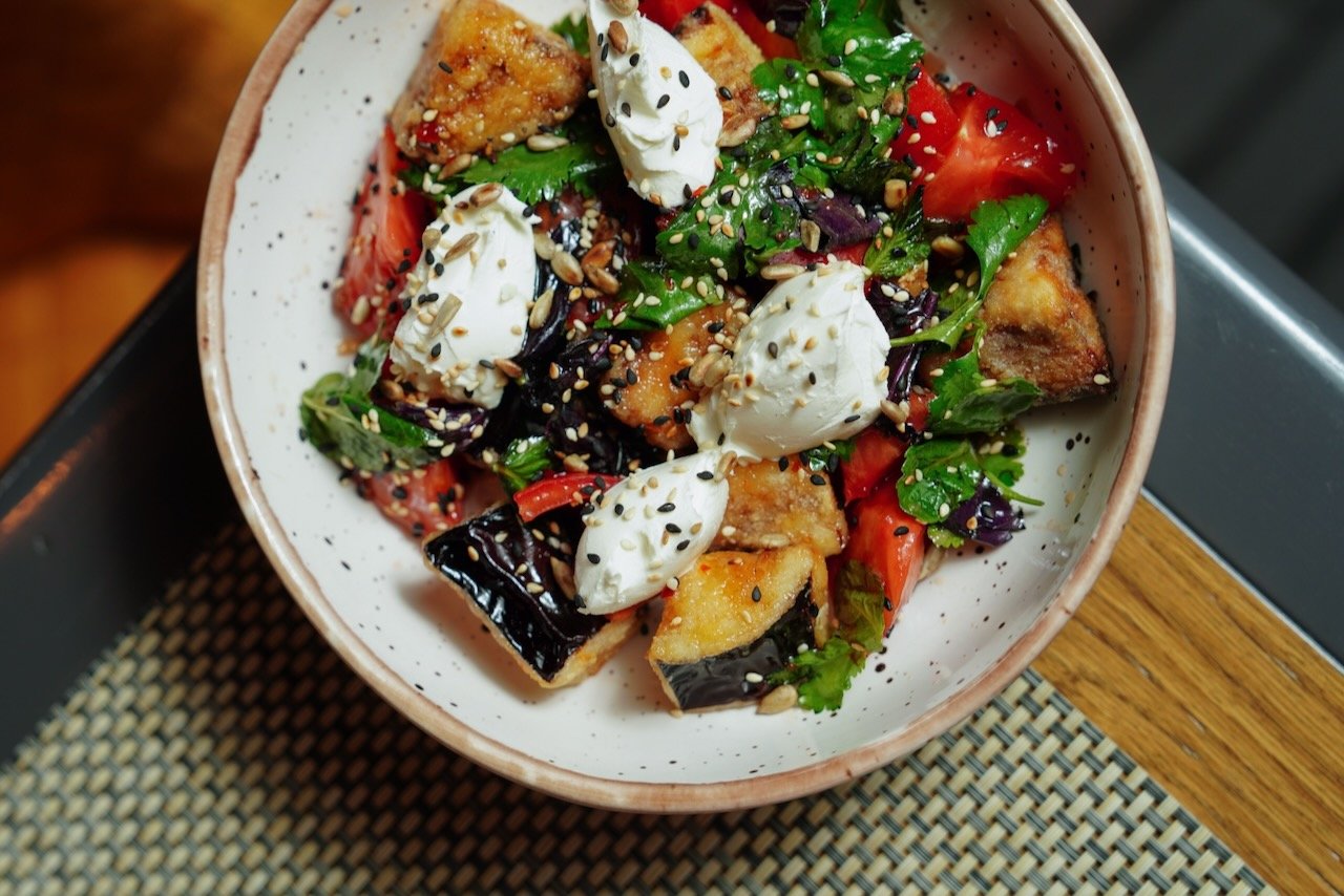 Mediterranean Goat Cheese Salad