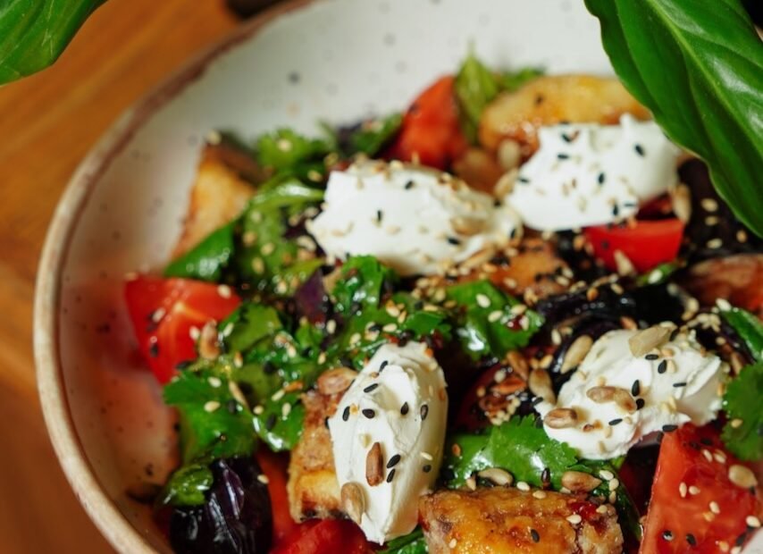 Mediterranean Goat Cheese Salad