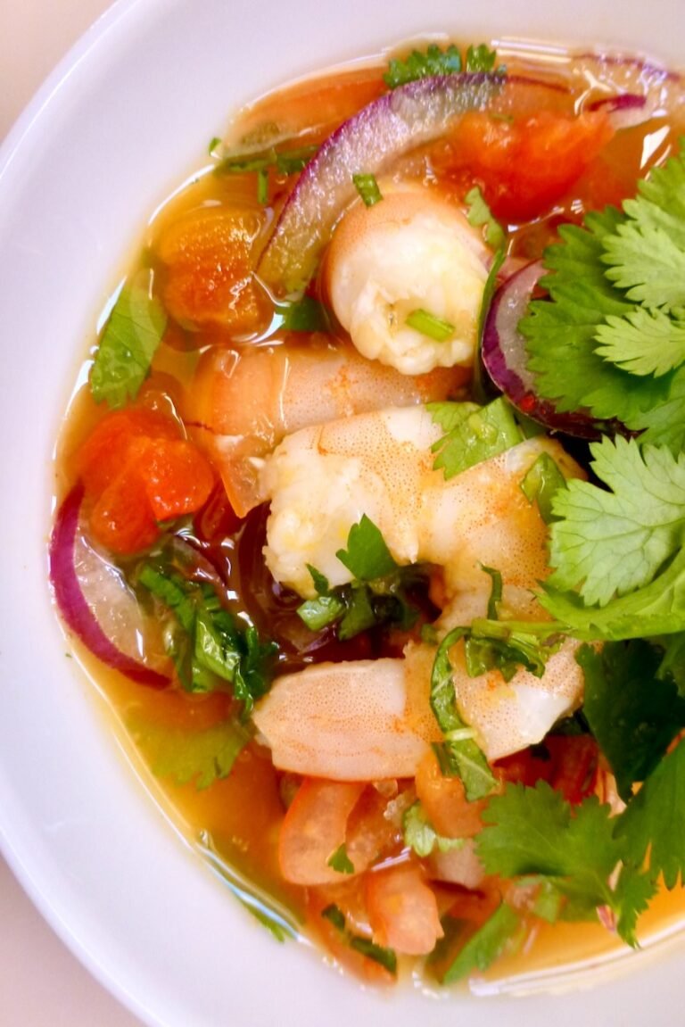 Shrimp Ceviche (Easy & Fresh) Shrimp Ceviche