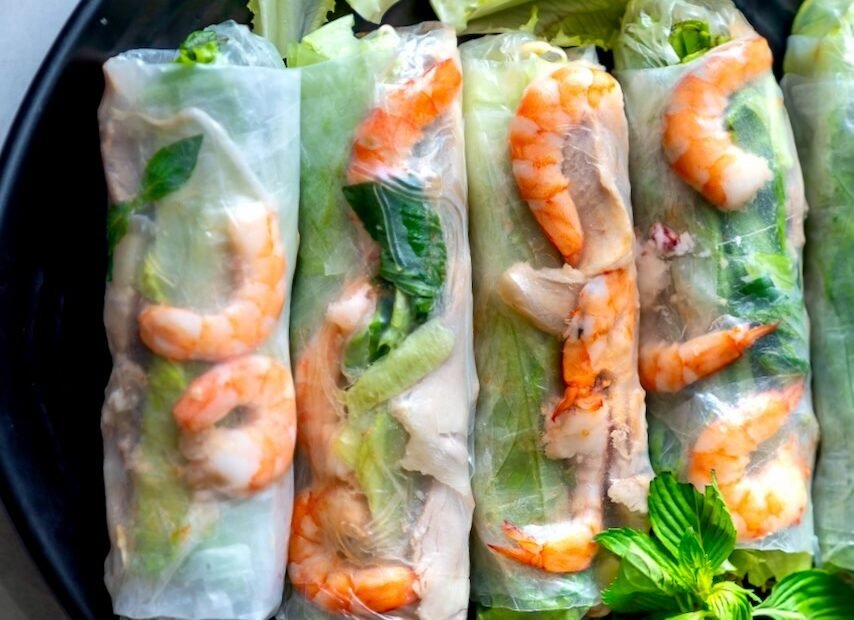 Vietnamese Shrimp Spring Rolls